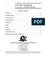 Real-Time Marketing: October 24, 2001 - Satellite Seminar