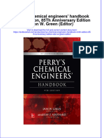 Full Chapter Perrys Chemical Engineers Handbook Ninth Edition 85Th Anniversary Edition Don W Green Editor PDF