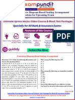 Expected Concentric Diagram Based Seating Arrangement Questions PDF for Mains Exam