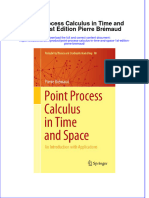 PDF Point Process Calculus in Time and Space 1St Edition Pierre Bremaud Ebook Full Chapter