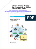 Textbook Smart Materials For Drug Delivery Complete Set Volumes 1 2 1St Edition Carmen Alvarez Lorenzo Ebook All Chapter PDF