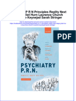 ebffiledocnew_315Download full chapter Psychiatry P R N Principles Reality Next Steps Juliet Hurn Laurence Church Roxanne Keynejad Sarah Stringer pdf docx
