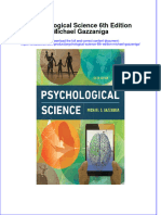 Full Chapter Psychological Science 6Th Edition Michael Gazzaniga PDF