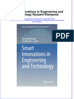 Download pdf Smart Innovations In Engineering And Technology Ryszard Klempous ebook full chapter 