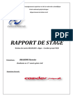 Raport de Stage Métro
