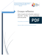 Ensayo Reflexivo Sobre La Filosofia Moderna Jose Bladimir Garcia Sanchez