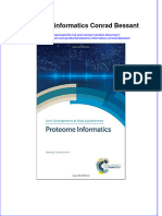 Textbook Proteome Informatics Conrad Bessant Ebook All Chapter PDF