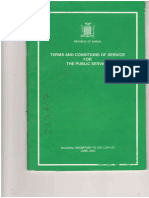 Terms and Conditions of Service For The Public Service PDF