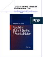 Download full chapter Population Biobank Studies A Practical Guide Zhengming Chen pdf docx