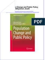 Download full chapter Population Change And Public Policy Billystrom Jivetti pdf docx