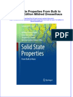 Download textbook Solid State Properties From Bulk To Nano 1St Edition Mildred Dresselhaus ebook all chapter pdf 
