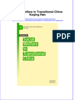 PDF Social Welfare in Transitional China Keqing Han Ebook Full Chapter