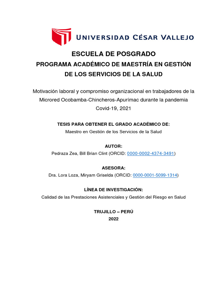 Motivación y compromiso en salud 2021 | PDF | Motivación | Motivacional