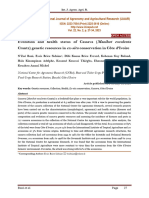 Evolution and health status of Cassava (Manihot esculenta Crantz) genetic resources in ex-situ conservation in Côte d’Ivoire