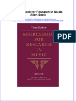 Textbook Sourcfor Research in Music Allen Scott Ebook All Chapter PDF