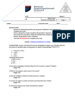 Grade 11 - Week 2 - Classwork - T3