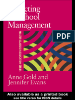 Jennifer Evans - Reflecting On School Management (Master Classes in Education) (1998) - libgen.li