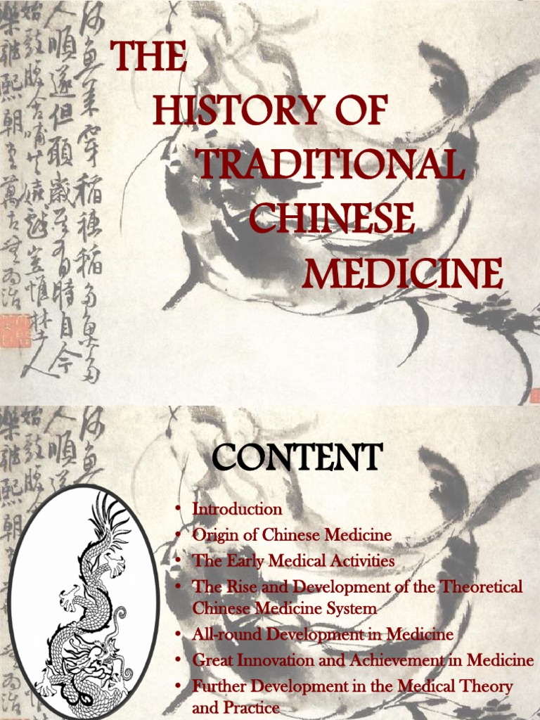 THE History of Traditional Chinese Medicine | Download Free PDF ...