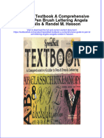 Textbook Speedball Textbook A Comprehensive Guide To Pen Brush Lettering Angela Vangalis Randal M Hasson Ebook All Chapter PDF