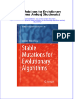 Download textbook Stable Mutations For Evolutionary Algorithms Andrzej Obuchowicz ebook all chapter pdf 