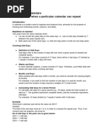 Month Codes for Calendar Reasoning | PDF