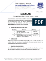 Circular & Guidelines - Convocation Ceremony - 06.04.2024