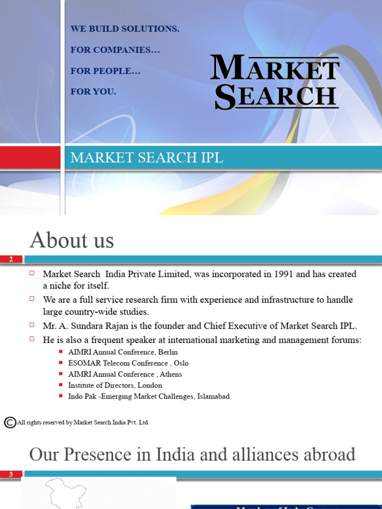 Detailed Market Search Credentials - 2021 | PDF | Retail | Brand