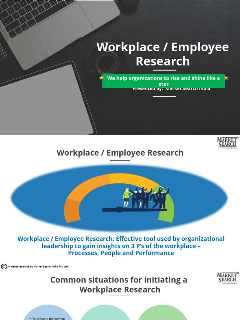 Workplace Research Solutions Overview | PDF | Job Satisfaction | Goal