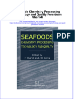 PDF Seafoods Chemistry Processing Technology and Quality Fereidoon Shahidi Ebook Full Chapter