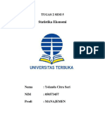 Tugas 2 Statistika Ekonomi