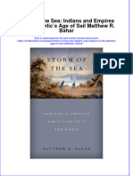 Textbook Storm of The Sea Indians and Empires in The Atlantics Age of Sail Matthew R Bahar Ebook All Chapter PDF