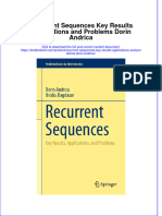 Download full chapter Recurrent Sequences Key Results Applications And Problems Dorin Andrica pdf docx