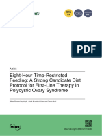 X Eight-Hour Time-Restricted Feeding A Strong Candidate Diet Protocol For First-Line Therapy in Polycystic Ovary Syndrome