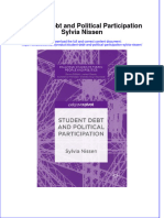 Textbook Student Debt and Political Participation Sylvia Nissen Ebook All Chapter PDF