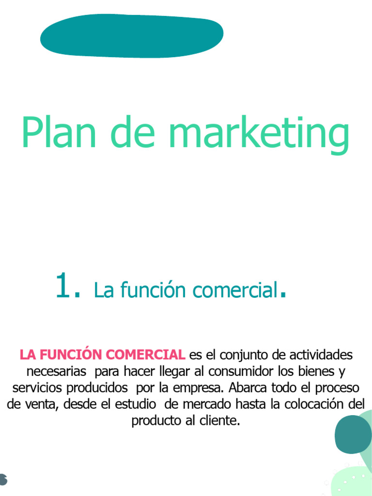 Plan de Marketing-1-10 | PDF | Marketing | Mercado (economía)