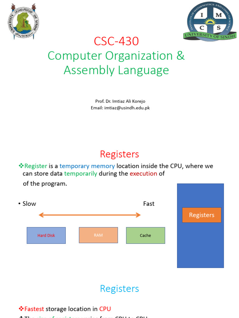 Lecture 03 | PDF | Random Access Memory | Central Processing Unit