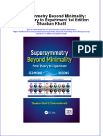 Textbook Supersymmetry Beyond Minimality From Theory To Experiment 1St Edition Shaaban Khalil Ebook All Chapter PDF