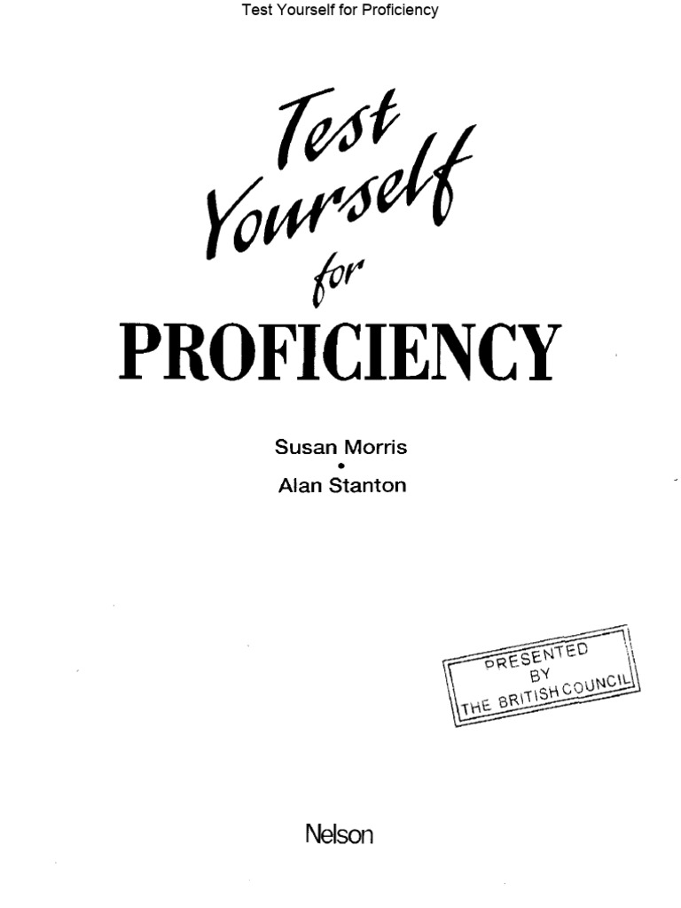 Test Yourself For Proficiency | PDF