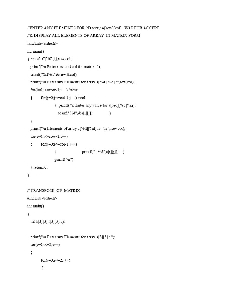 Array Examples | PDF | Computer Programming | Computing