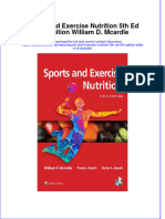 Download pdf Sports And Exercise Nutrition 5Th Ed 5Th Edition William D Mcardle ebook full chapter 