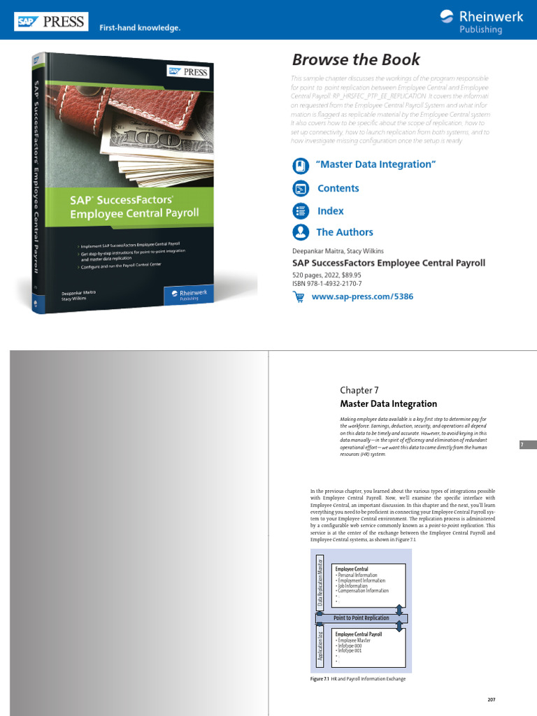 Reading Sample Sap Press Sap Succesfactors Employee Central Payroll ...