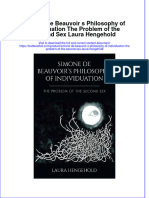 PDF Simone de Beauvoir S Philosophy of Individuation The Problem of The Second Sex Laura Hengehold Ebook Full Chapter
