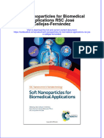 Textbook Soft Nanoparticles For Biomedical Applications RSC Jose Callejas Fernandez Ebook All Chapter PDF