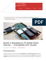 Build A Raspberry Pi RAID NAS Server - Complete DIY Guide - Ricmedia