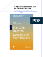 PDF Sino Latin American Economic and Trade Relations Yu Chai Ebook Full Chapter