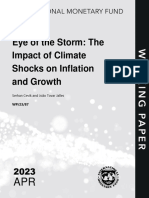 The Impact of Climate Shocks On Inflation and Growth