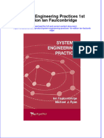 Textbook System Engineering Practices 1St Edition Ian Faulconbridge Ebook All Chapter PDF