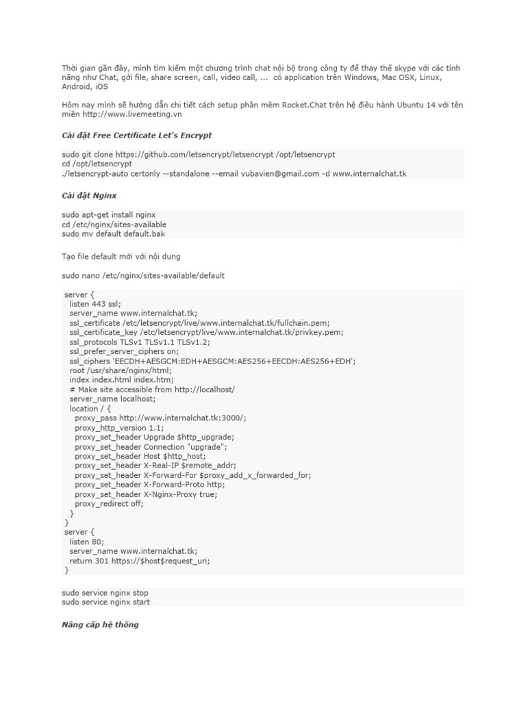 Cai dat rocket chatt pdf