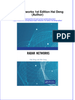 PDF Radar Networks 1St Edition Hai Deng Author Ebook Full Chapter