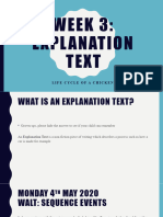 English Week 3 Explanation Text PowerPoint